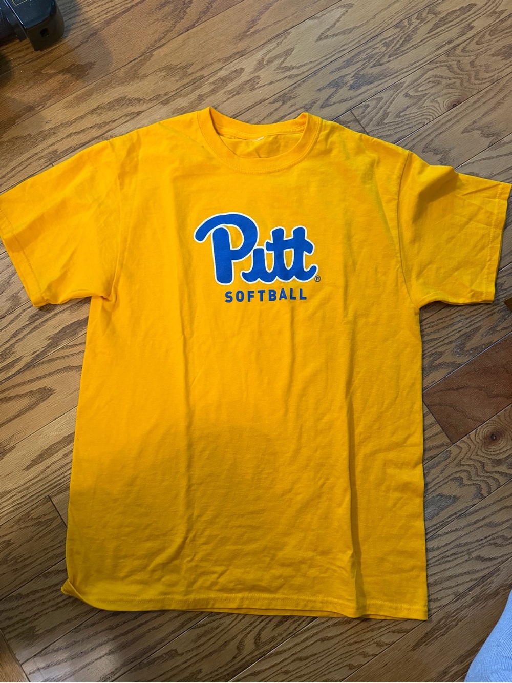 Pitt Softball Yellow Graphic Tee